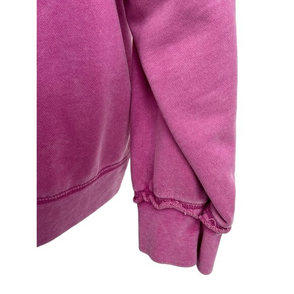 Free People Movement Pink Oversized Cozy Crew Neck Casual Athleisure Sweatshirt - Picture 13 of 16